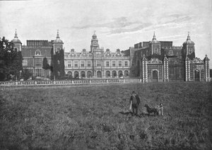 Hatfield House, Südfront, ca. 1900