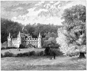 Inverary Castle, Westschottland, 1900