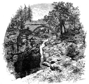 Die Linn von Dee, Aberdeenshire, Schottland, 1900