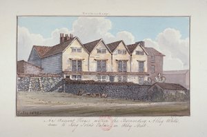 Abtei von St. Saviour, Bermondsey, London, 1825