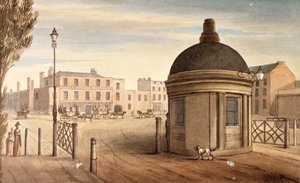 Die Mautstelle an der New Kent Road, Southwark, London, 1825 von G Yates