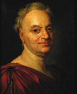 Prosper Jolyot de Crébillon (1674-1762) nach François Boucher von Gabriel Francois Doyen
