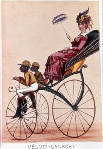 Velocycalèche. Lithographie von Darlinghe nach Gosthiaux