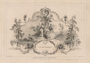 Vergnügen, Arabeske von Gabriel Huquier