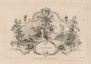 Vergnügen, Arabeske von Gabriel Huquier