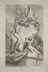 Buch der Brunnen: Nr. 1, Titelseite, ca. 1736