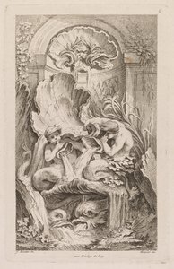 Buch der Brunnen: Nr. 6, um 1736 von Gabriel Huquier