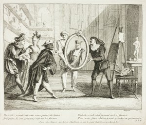Tafel aus Livre de Scènes Comiques