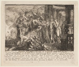 Allegorie auf die Genesung des Dauphins von Gabriel Jacques de Saint Aubin