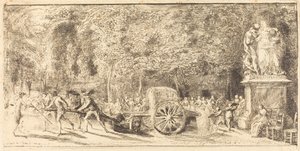 Das Bewässerungsfass [obere Hälfte] von Gabriel Jacques de Saint Aubin