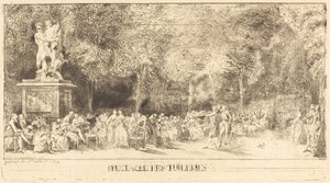 Die Stühle [untere Hälfte] von Gabriel Jacques de Saint Aubin