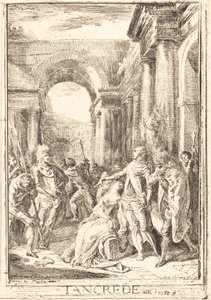 Die Herausforderung von Gabriel Jacques de Saint Aubin