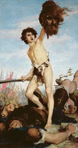 David siegreich über Goliath, 1876