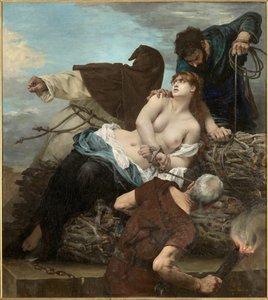 Szene der Inquisition in Spanien von Gabriel Joseph Marie Augustin Ferrier