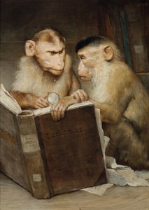 Die Gelehrten von Gabriel Max