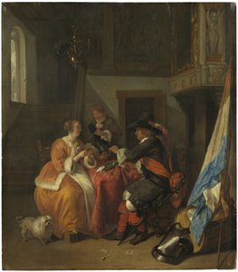 Ein Kartenspiel, ca. 1655-9