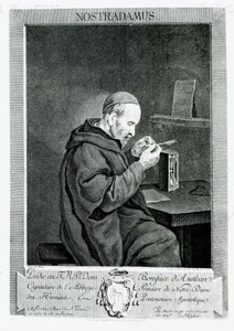 Porträt von Michel Nostradamus, graviert von Christian von Mechel, 1762
