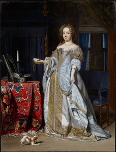 Porträt einer Dame von Gabriel Metsu