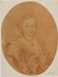 Porträt einer Frau von Gabriel Metsu