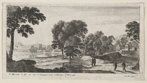 Landschaft mit Figuren von Gabriel Perelle