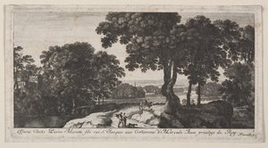 Landschaft mit Figuren