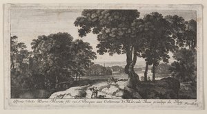 Landschaft mit Figuren