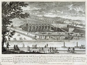 Ansicht der Höhle von Vaux Le Visomte (Vaux-Le-Vicomte) - von Perelle, Ende 17. Jahrhundert von Gabriel Perelle