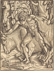 Herkules entführt das Vieh des Geryon von Gabriel Salmon