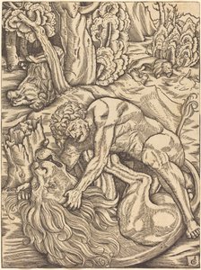 Herkules und der nemeische Löwe