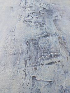 Rissige Weiße Textur von Gabriela Aleksandra Szuba