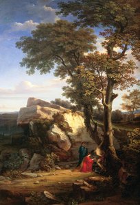 Landschaft mit St. Sebastian, geheilt von den heiligen Frauen