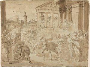 Ein Triumphzug im antiken Rom von Gaetano Gandolfi