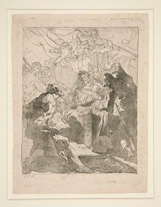 Anbetung der Hirten von Gaetano Gandolfi