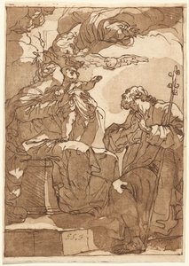 Die Heilige Familie mit Gott dem Vater von Gaetano Gandolfi