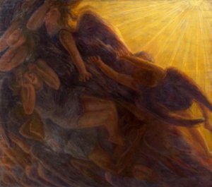Sturz der Engel, Triptychon