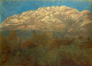 Berg Resegone von Gaetano Previati