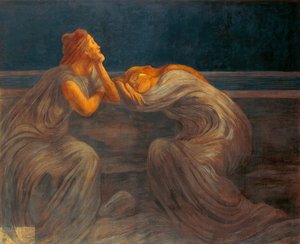Nocturne, 1908, von Gaetano Previati von Gaetano Previati