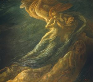 Paolo und Francesca von Gaetano Previati