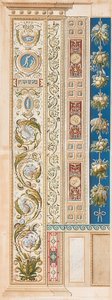 Pilaster Loggia V (Verzierung mit den schönen Ranken) von Gaetano Savorelli