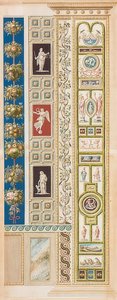 Pilaster Loggia XIII (Verzierung mit Landschaften und Jagdstücken) von Gaetano Savorelli
