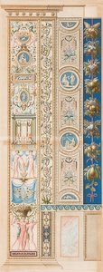 Pilaster Loggia X (Verzierung von einer Gruppe getragen) von Gaetano Savorelli