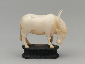 Schwarzer Läufer, Schachfigur, Indien, ca. 1820 von Gaetano Zancon