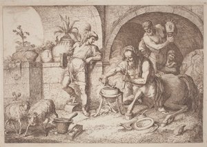 Chiron lehrt Achilles Magie
