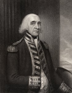 Admiral Richard Howe, graviert von W.T. Fry, aus 