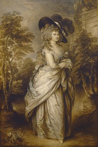 Georgiana, Herzogin von Devonshire, ca. 1787-1796 von Gainsborough Dupont