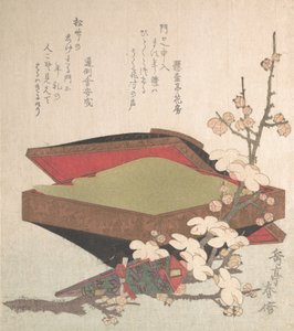 Pflaumenblüten und Kuchenbox, 1819