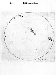 Galileos Beobachtung der Sonnenflecken