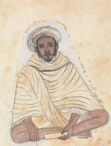 Ein Mann, der eine Schriftrolle hält von Gangaram Chintaman Tambat