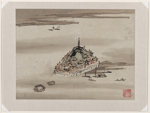 Fingerpainting, aus einem Album von zehn von Gao Qipei
