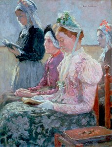Sonntagmorgen, 1900 von Julius Garibaldi Melchers